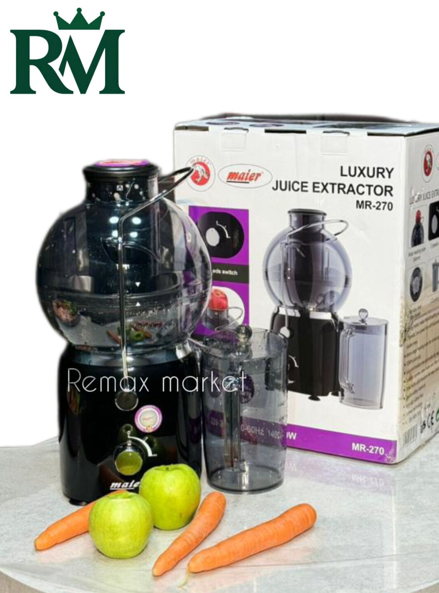 آبمیوه گیر تک کاره مایر 2 سرعته مدل MR-270