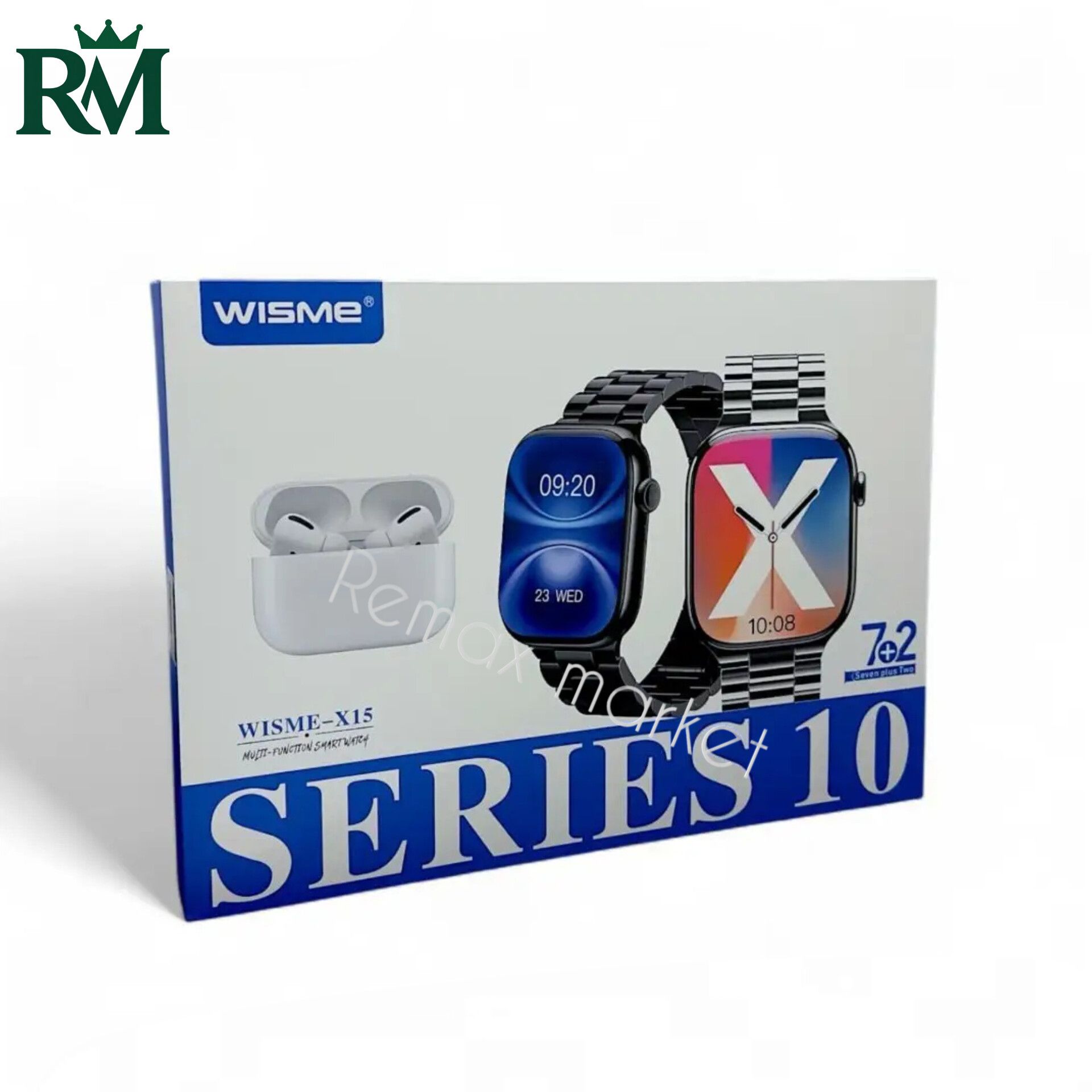 ساعت هوشمند ویسمی هفت بند ایرپاد دار  مدل model : Wisme-X15