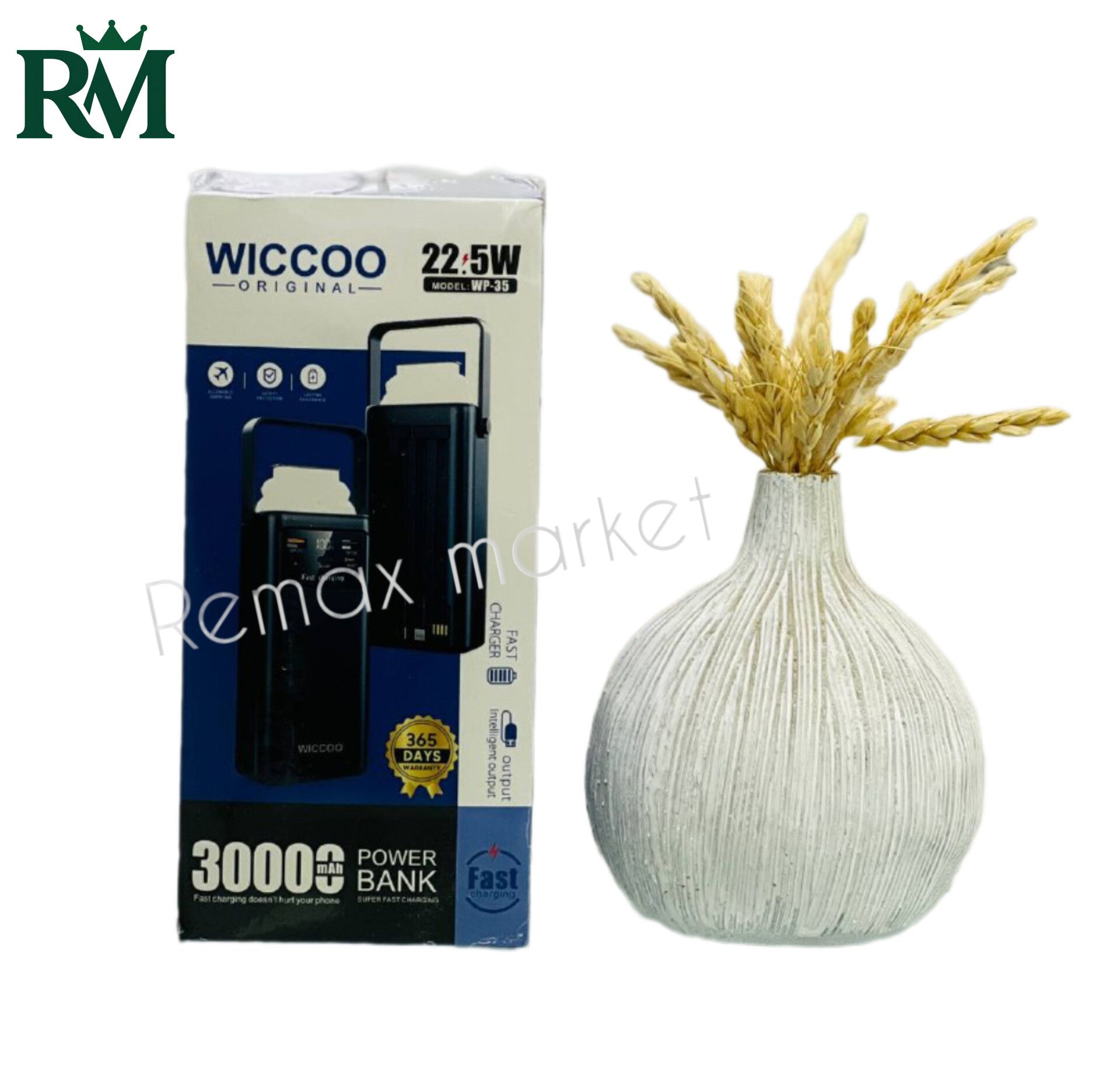 پاوربانک 30 هزار برند wiccoo مدل WP-35 fast