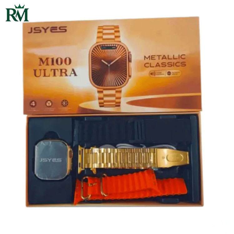 ساعت هوشمند JSYES M100 Pro طلایی